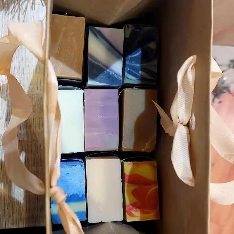 Savon artisanal parfumé coffret de 9 savons