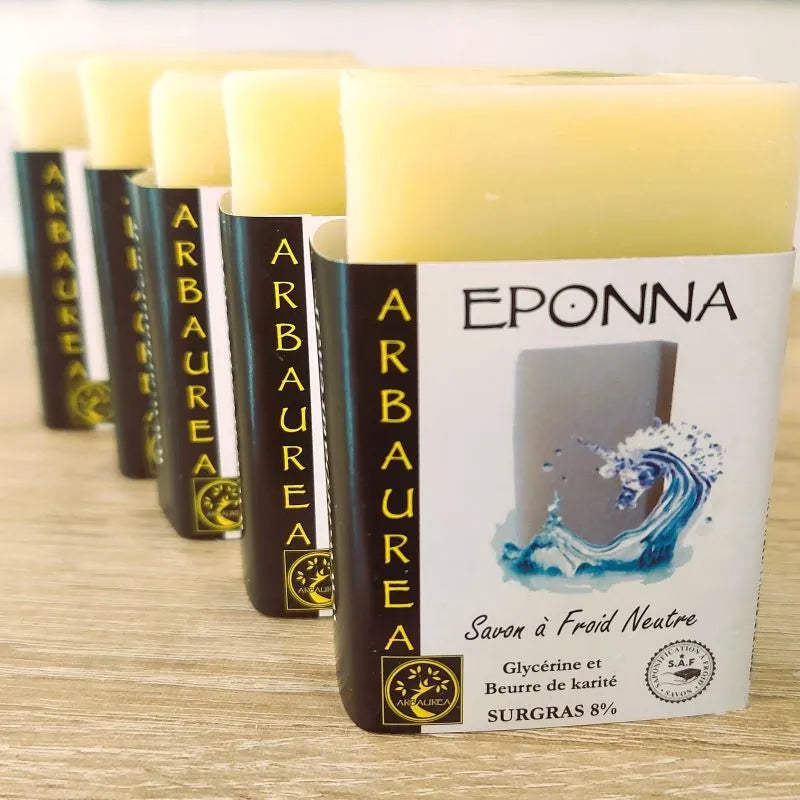 savon saponifié à froid neutre bébé peau sensible lot de 5