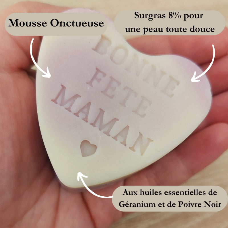 savon saponifiĂ© Ă froid bonne fĂȘte maman