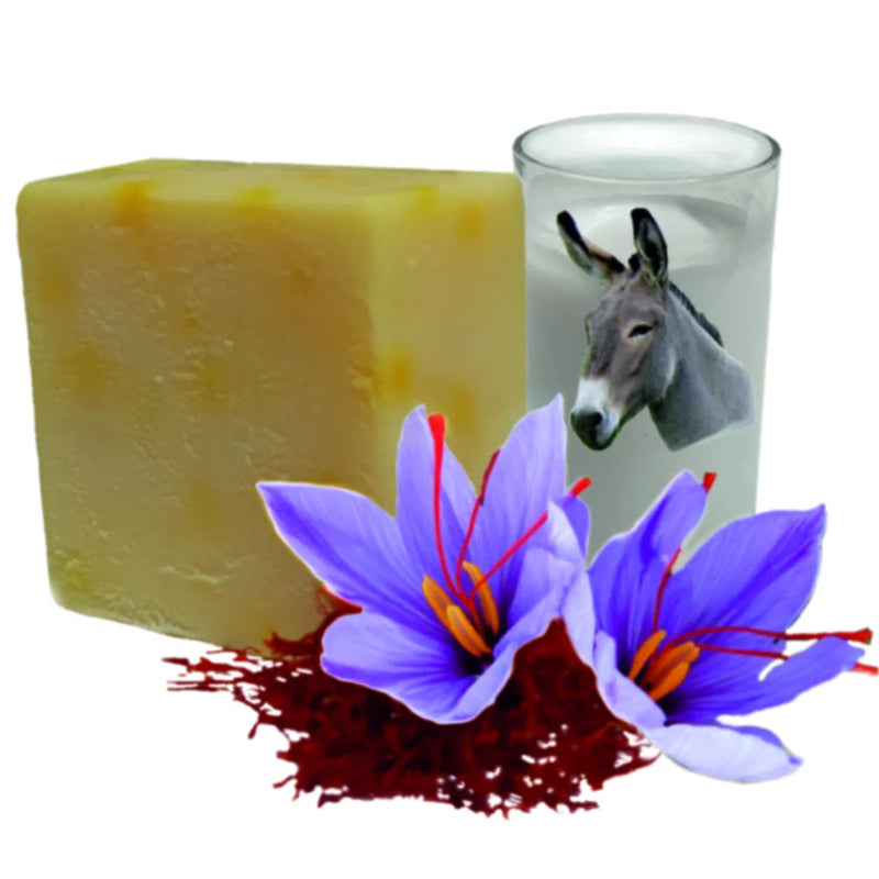 Savon neutre lait d'ânesse et Safran des Vosges