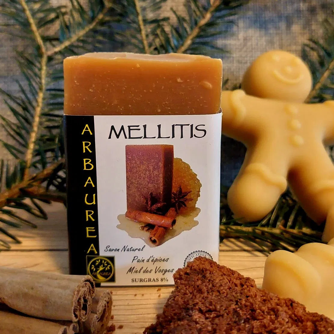 Savon MELLITIS - Pain d'Epices et Miel des Vosges