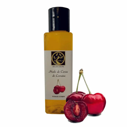 Huile de Cerise, peau sensible, terne