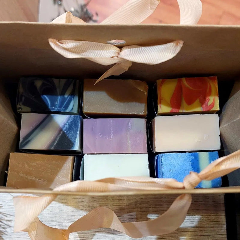 Savon artisanal parfumé coffret de 9 savons