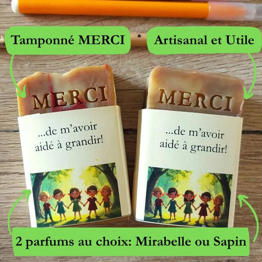 savon merci maitresse et petits lutins