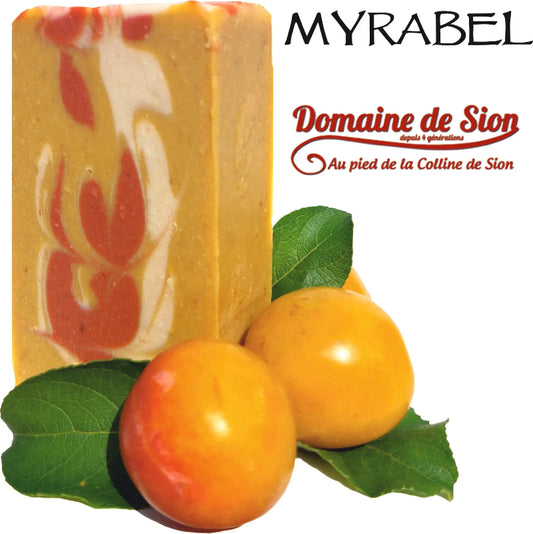 Savon artisanal parfumé à la mirabelle de Lorraine