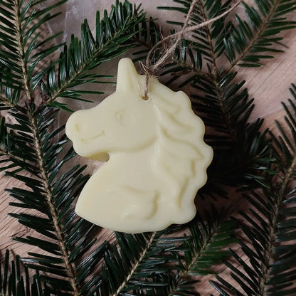 Savon licorne à suspendre, parfum patchouli