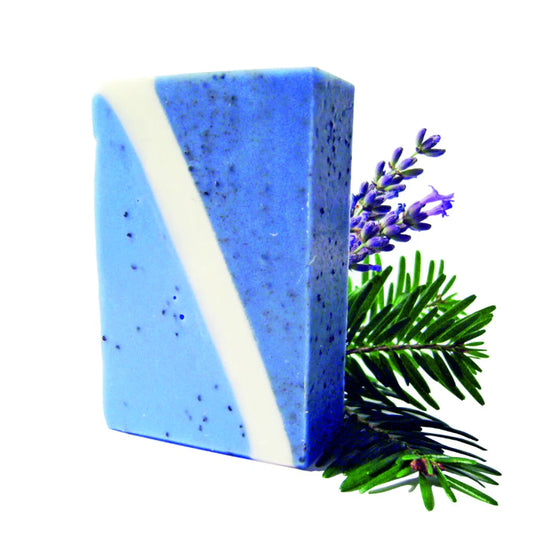 Savon Artisanal Parfumé Exfoliant Lavandin Sapin
