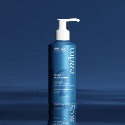 gelée nettoyante, flacon pompe endro cosmétiques