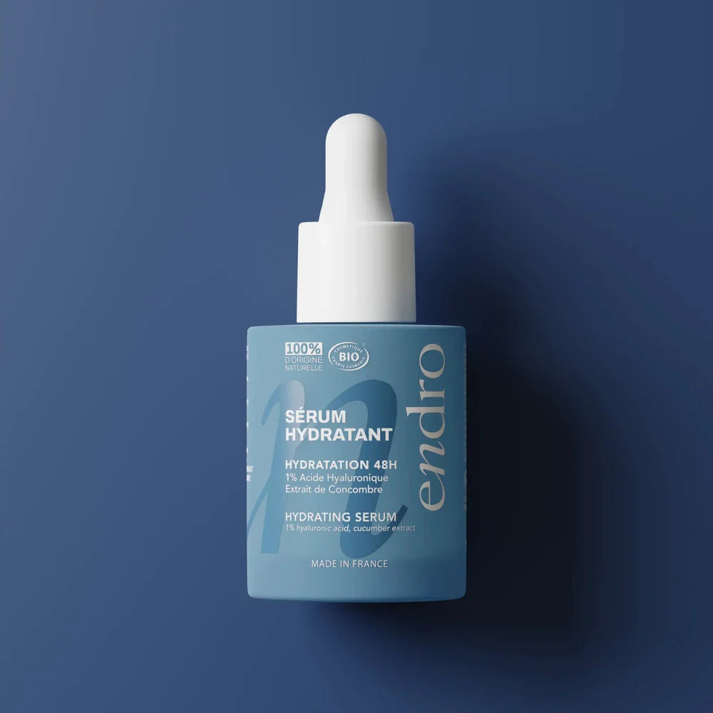 Sérum hydratant endro, sa bouteille avec pipette