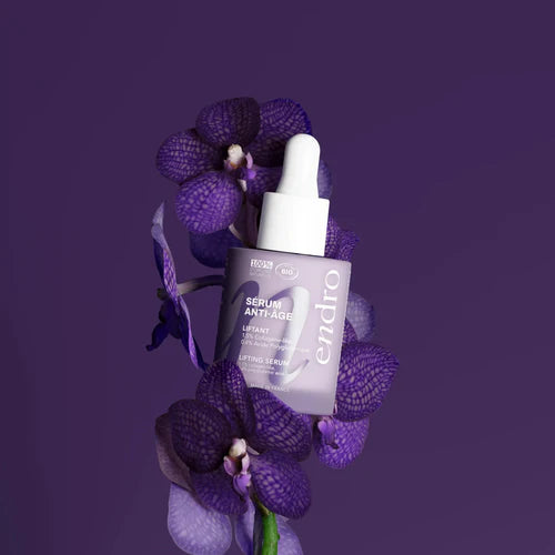 Sérum liftant Endro avec une orchidée