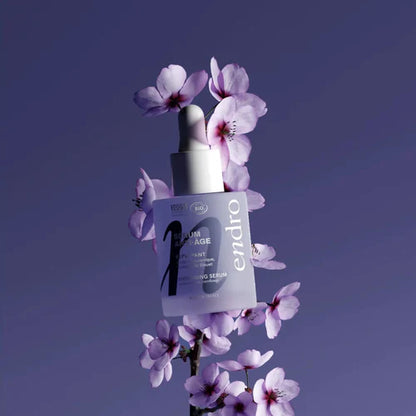 serum anti age endro, avec des fleurs